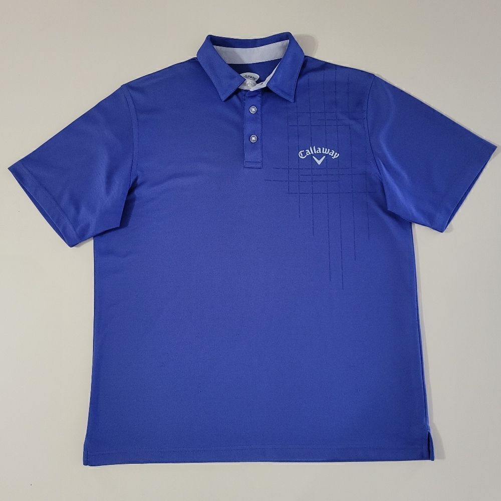 Callaway Men's Royal Blue Short Sleeve Golf Polo